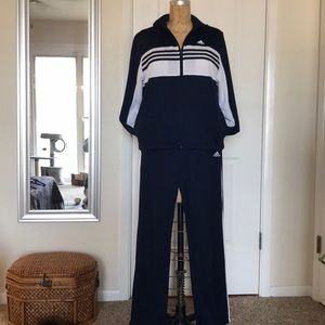 Classic Adidas relaxed fit tracksuit 2 pc set